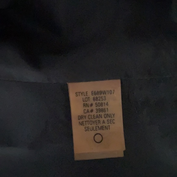 Elie Tahari Black Micro Pinstripe Suit Blazer Jacket Size 2 - Picture 12 of 13